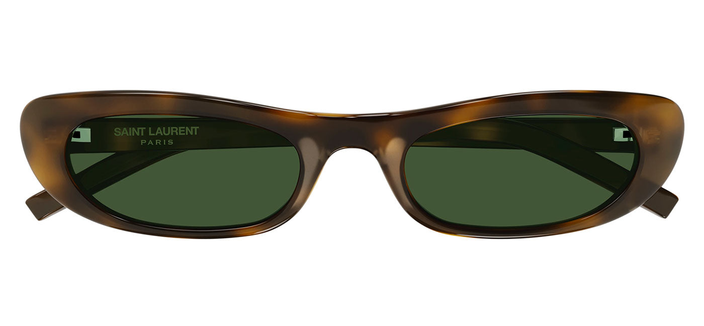 Saint Laurent SL 557 SHADE Sunglasses - Havana / Green