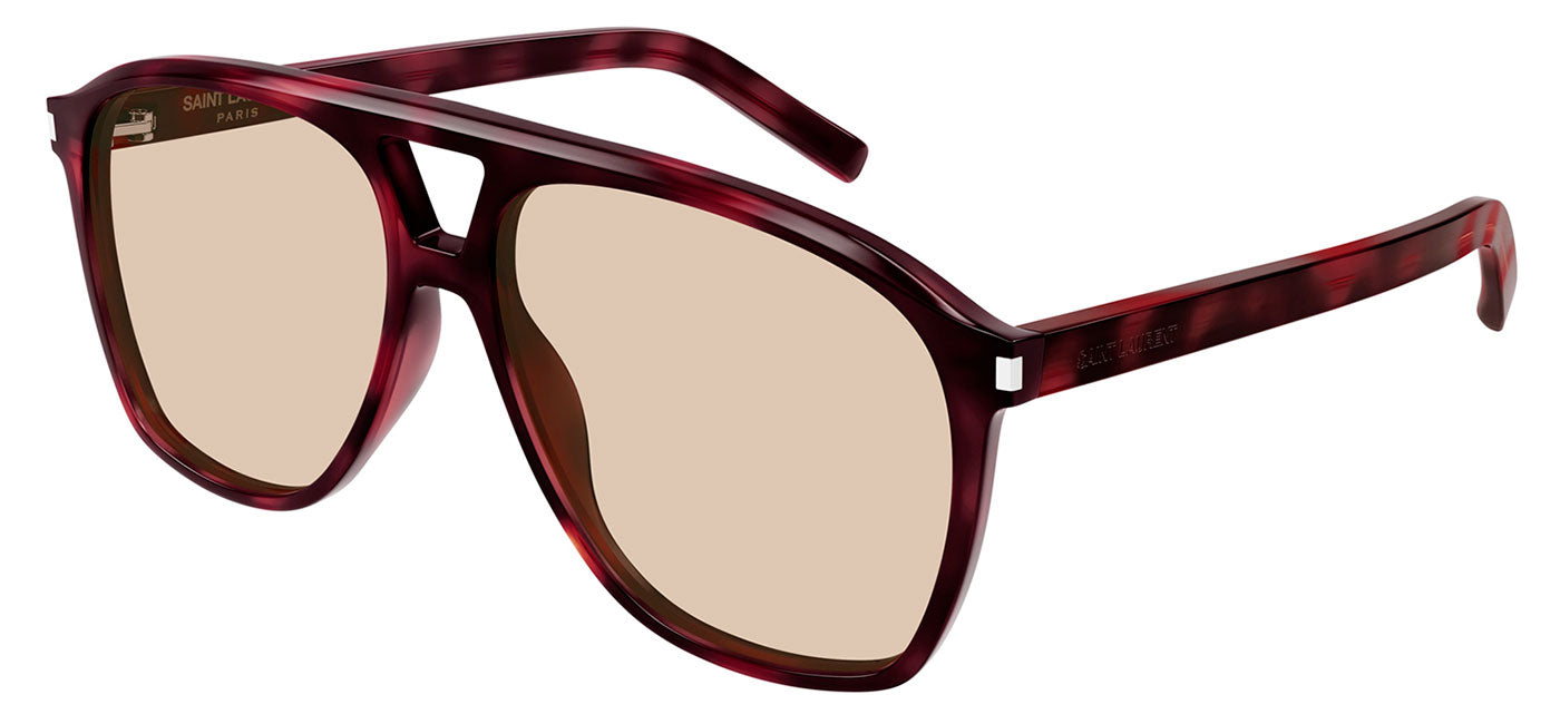 Saint Laurent SL 596 DUNE Sunglasses - Havana / Brown