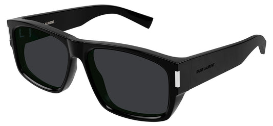 Saint Laurent SL 689 Sunglasses - Black / Black