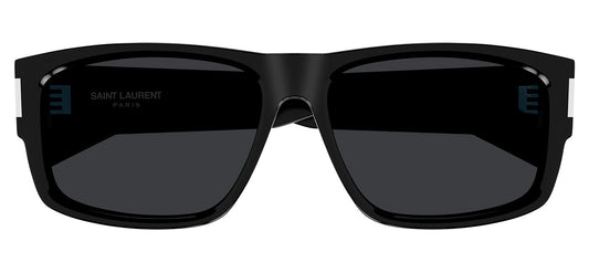 Saint Laurent SL 689 Sunglasses - Black / Black