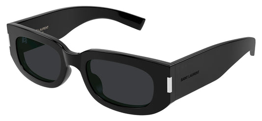 Saint Laurent SL 697 Sunglasses - Black / Black