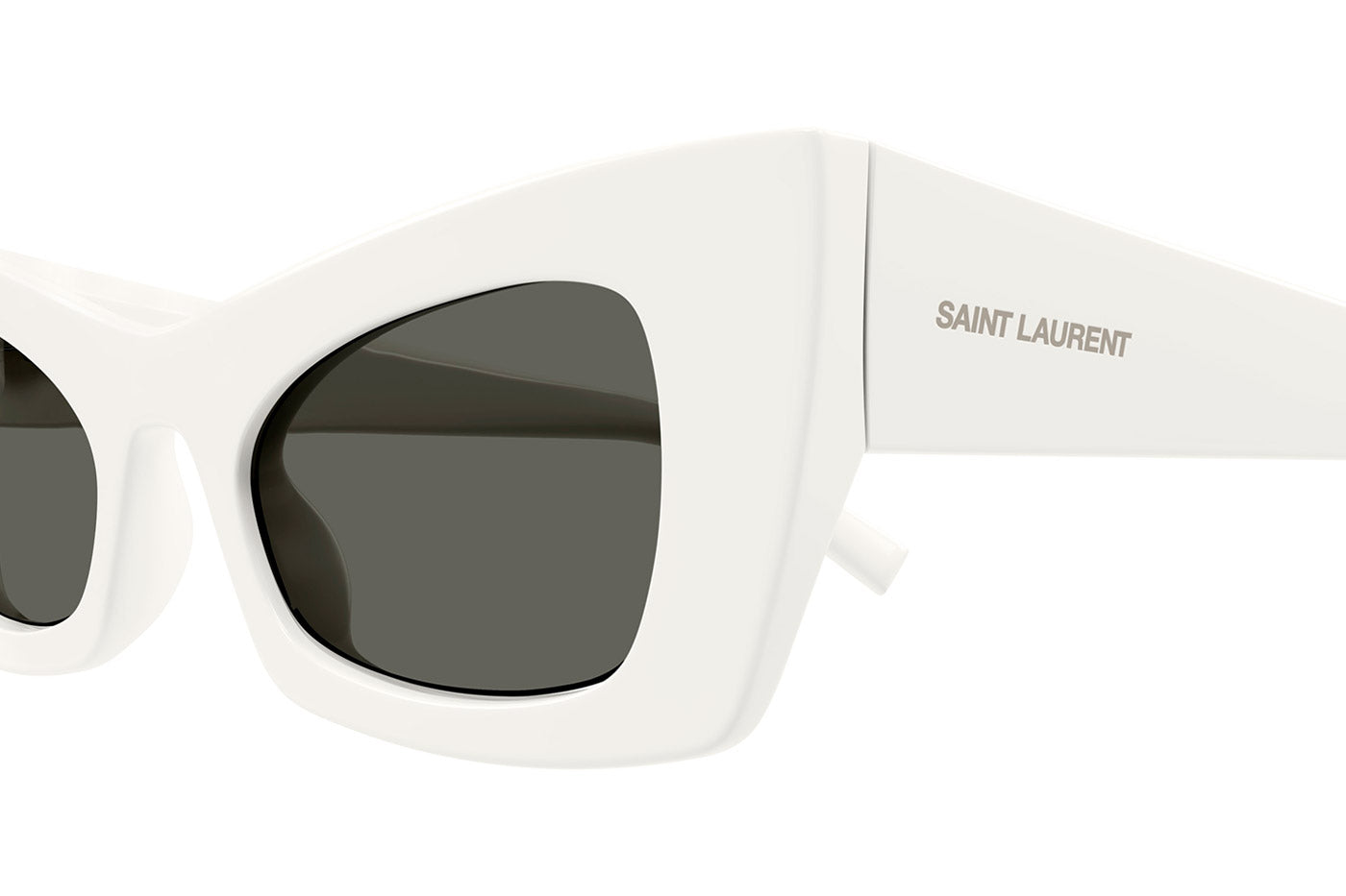 Saint Laurent SL 702 Sunglasses - Ivory / Grey