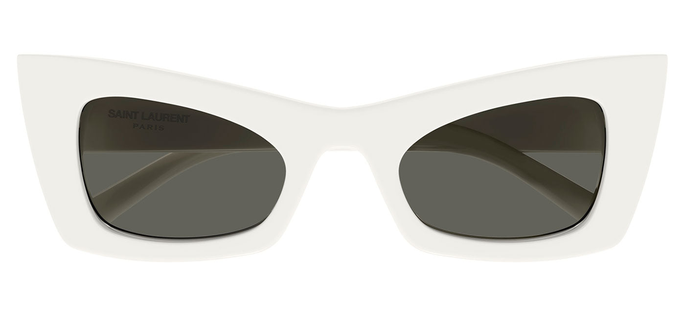 Saint Laurent SL 702 Sunglasses - Ivory / Grey