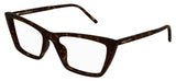 Saint Laurent SL 737 MICA THIN OPT Glasses - Havana