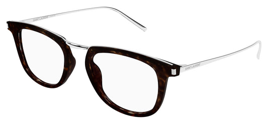 Saint Laurent SL 753 OPT Glasses - Havana / Silver
