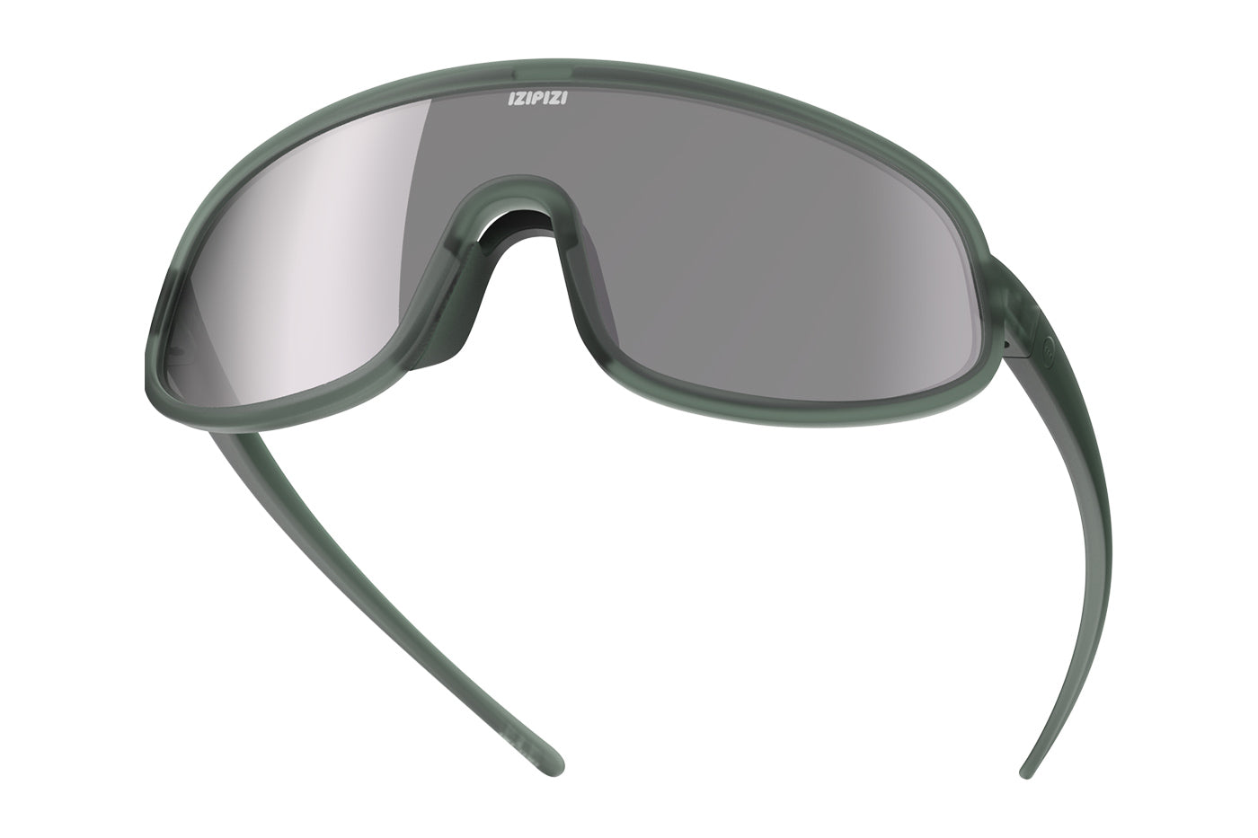 IZIPIZI Speed L Sunglasses - Sage Green Crystal / Grey - Cat. 3 All Weather