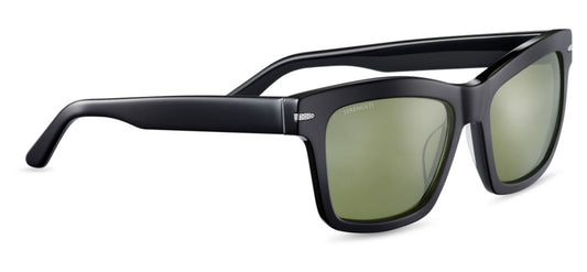Serengeti Winona Sunglasses - Shiny Black / 555nm Polarised Photochromic