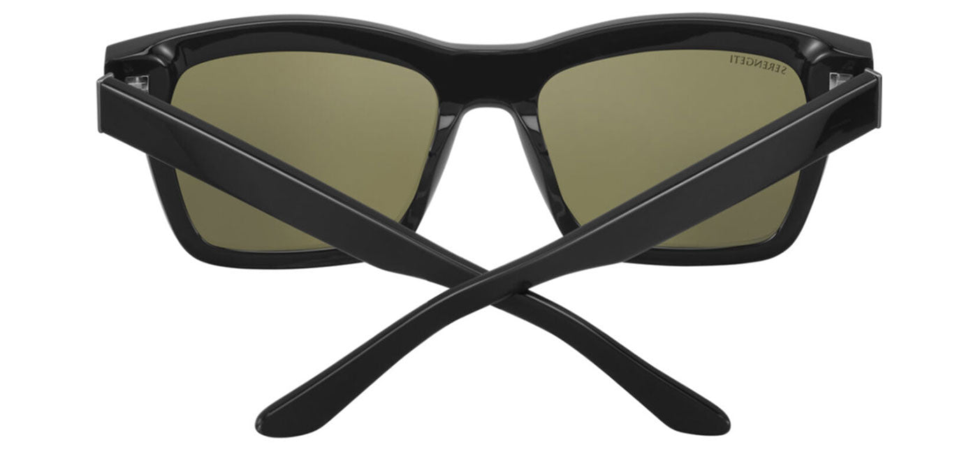 Serengeti Winona Sunglasses - Shiny Black / 555nm Polarised Photochromic