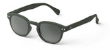IZIPIZI #C Sunglasses - Kaki Green / Grey