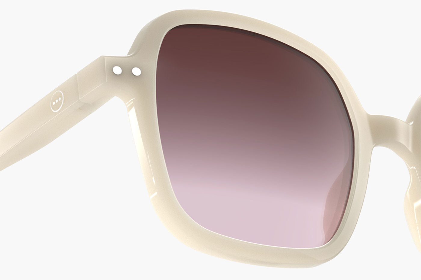 IZIPIZI Office Sunglasses - Vintage Cream / Violet Shading