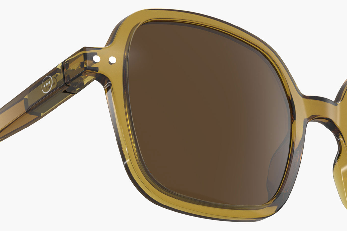 IZIPIZI Office Sunglasses - Golden Green / Brown