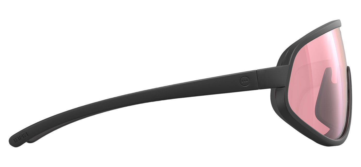 IZIPIZI Speed L Sunglasses - Black / Vermillion - Cat. 1 Low Light