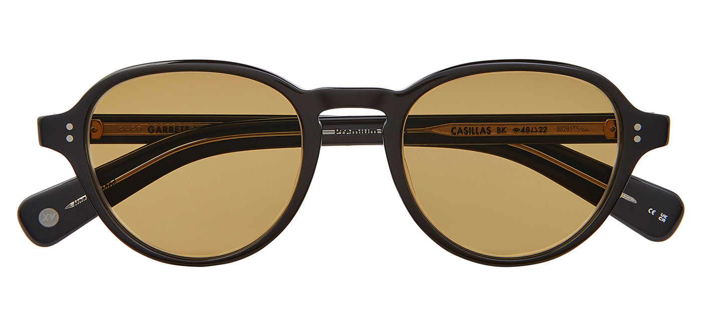 Garrett Leight Casillas Sunglasses - Black / Semi-Flat Pure Maple