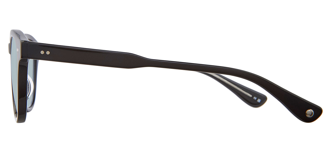 Garrett Leight Evan Sunglasses - Black / Semi-Flat Pure Blue