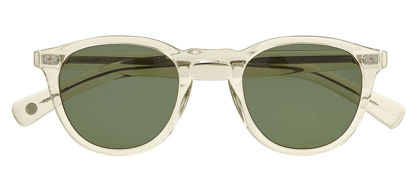 Garrett Leight Hampton X Sunglasses - Pure Glass / Pure Green
