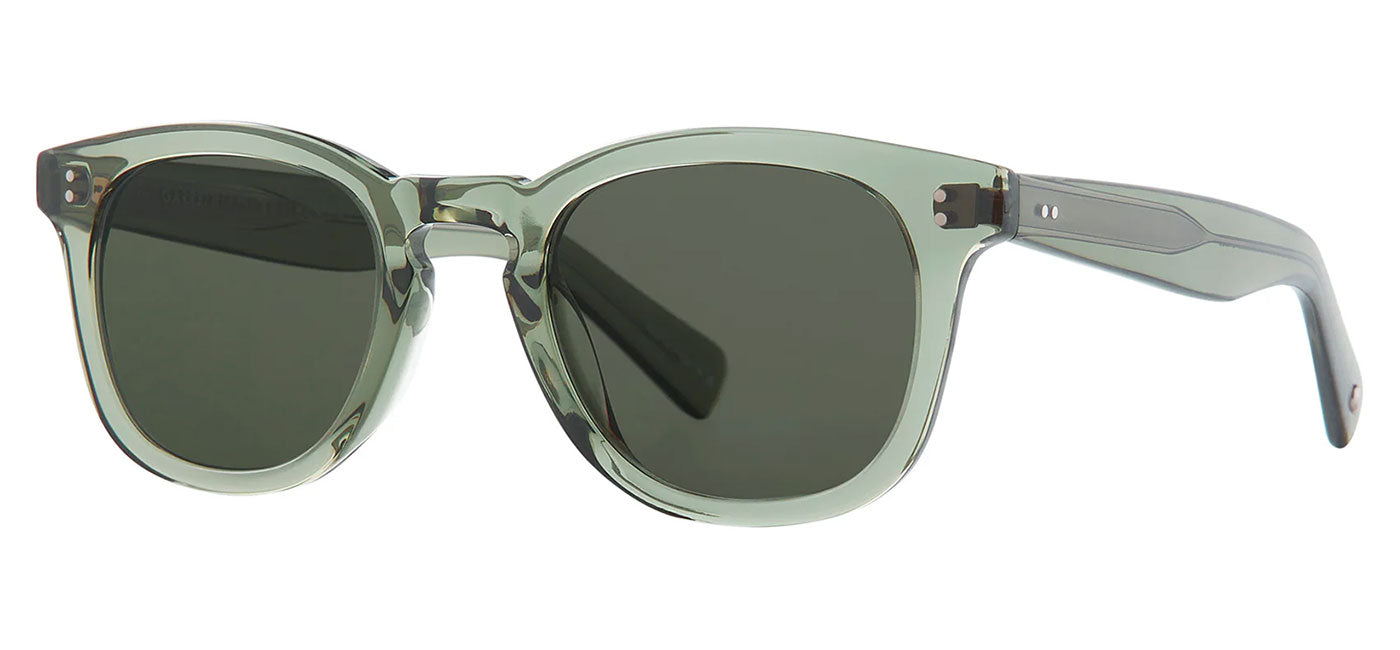 Garrett Leight Kinney II Sunglasses - Juniper / Semi-Flat Pure G15