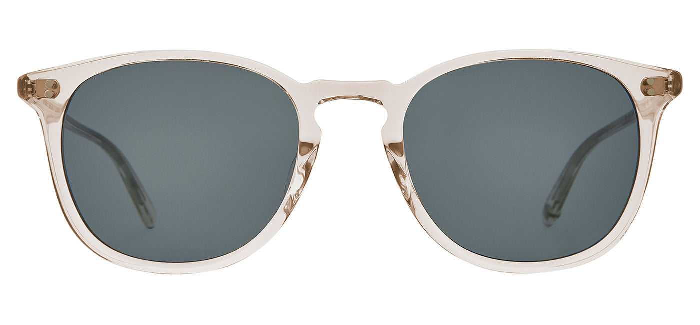 Garrett Leight Kinney Sunglasses - Prosecco / Semi-Flat Pure Blue Smoke