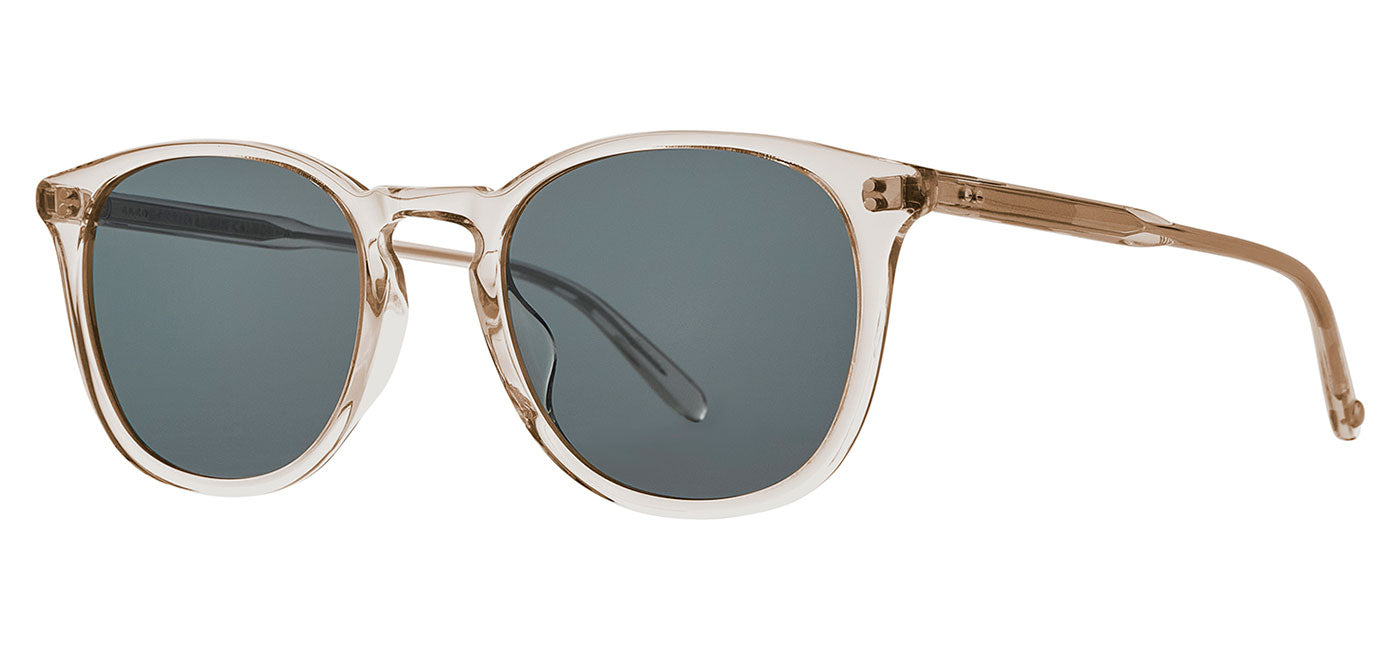 Garrett Leight Kinney Sunglasses - Prosecco / Semi-Flat Pure Blue Smoke