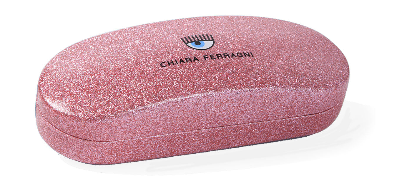 Chiara Ferragni 1004/S Sunglasses - Pink Glitter / Grey