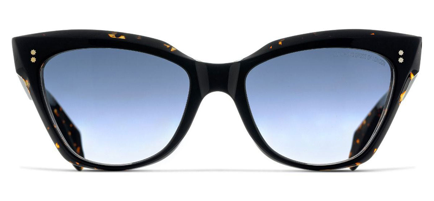 Cutler and Gross 9288 Sunglasses - Black on Havana / Blue Gradient