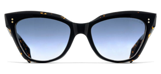 Cutler and Gross 9288 Sunglasses - Black on Havana / Blue Gradient