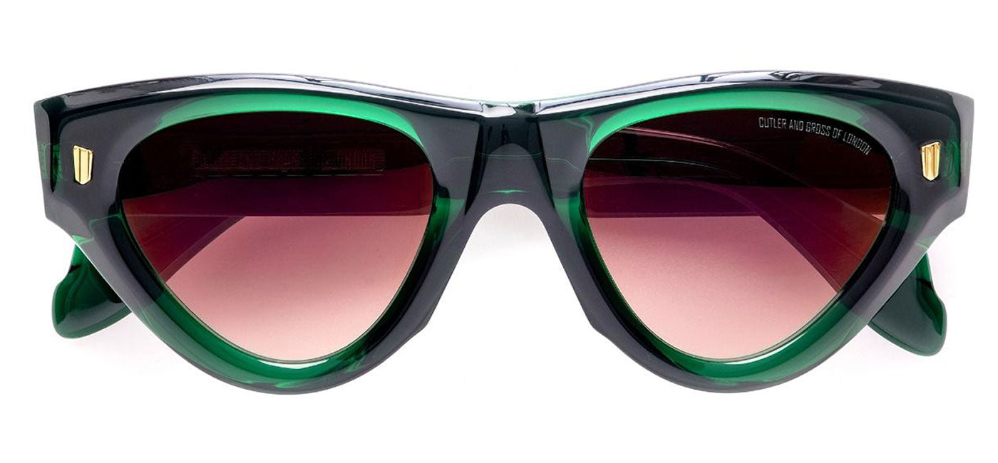 Cutler and Gross 9926 Sunglasses - Emerald / Violet Gradient