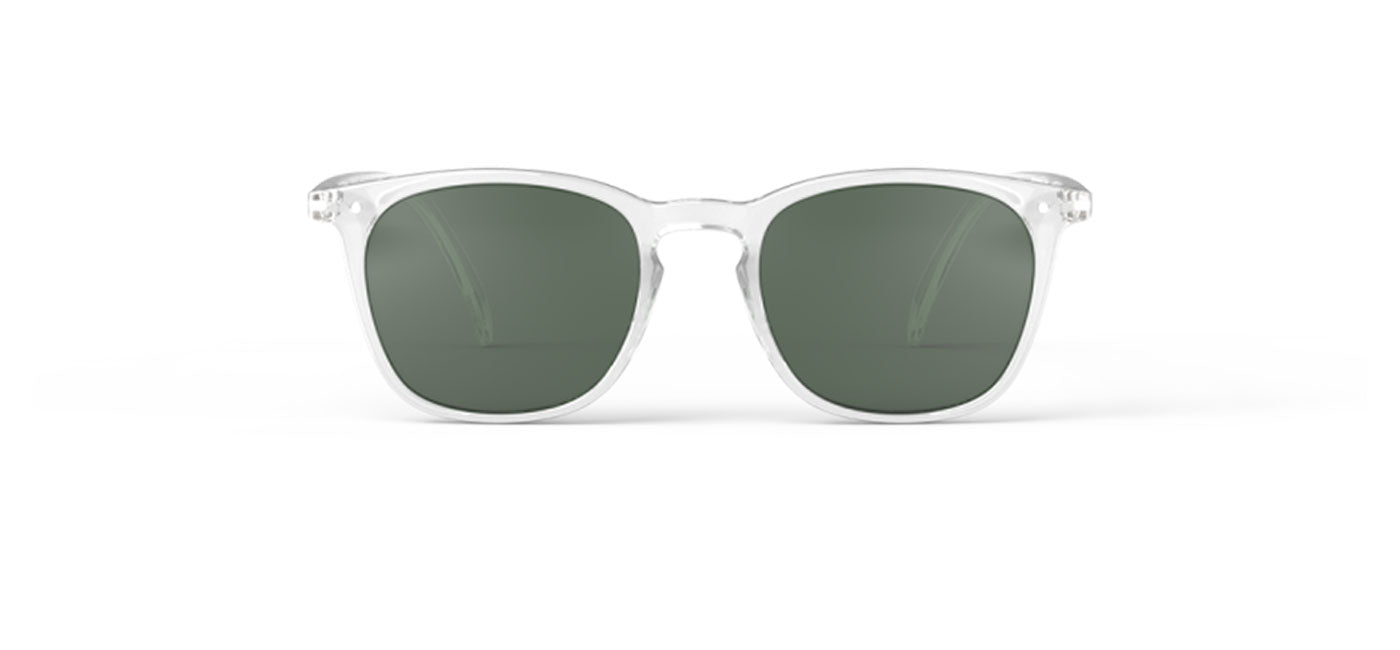 IZIPIZI #E Reader Sunglasses - Crystal / Green