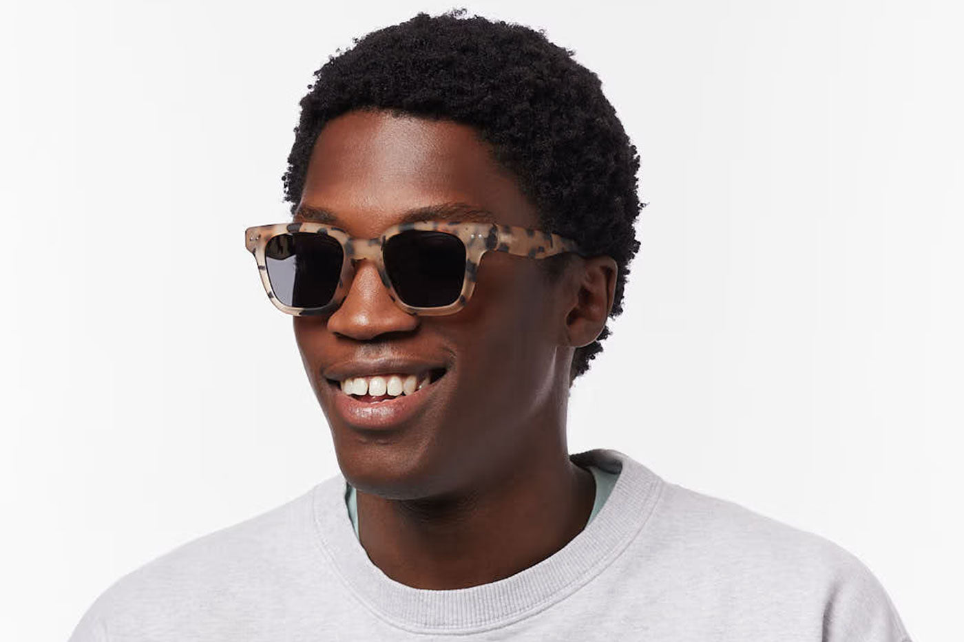 IZIPIZI Road Sunglasses - Light Tortoise / Grey