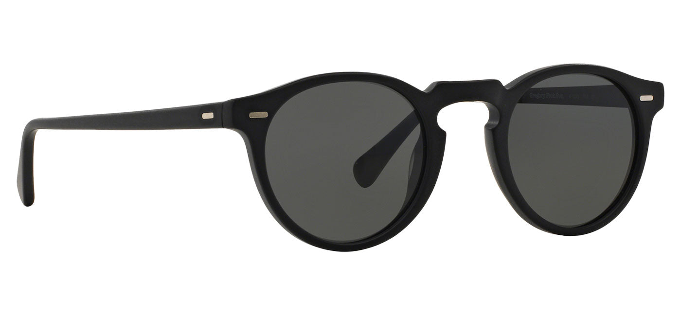 Oliver Peoples OV5217S Gregory Peck Sunglasses - Semi Matte Black / Midnight Express Polarised