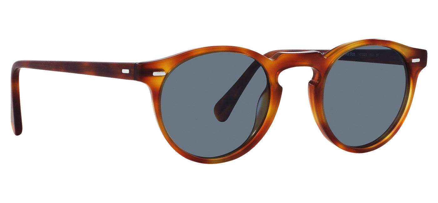 Oliver Peoples OV5217S Gregory Peck Sunglasses - Semi Matte LBR / Indigo Photochromic