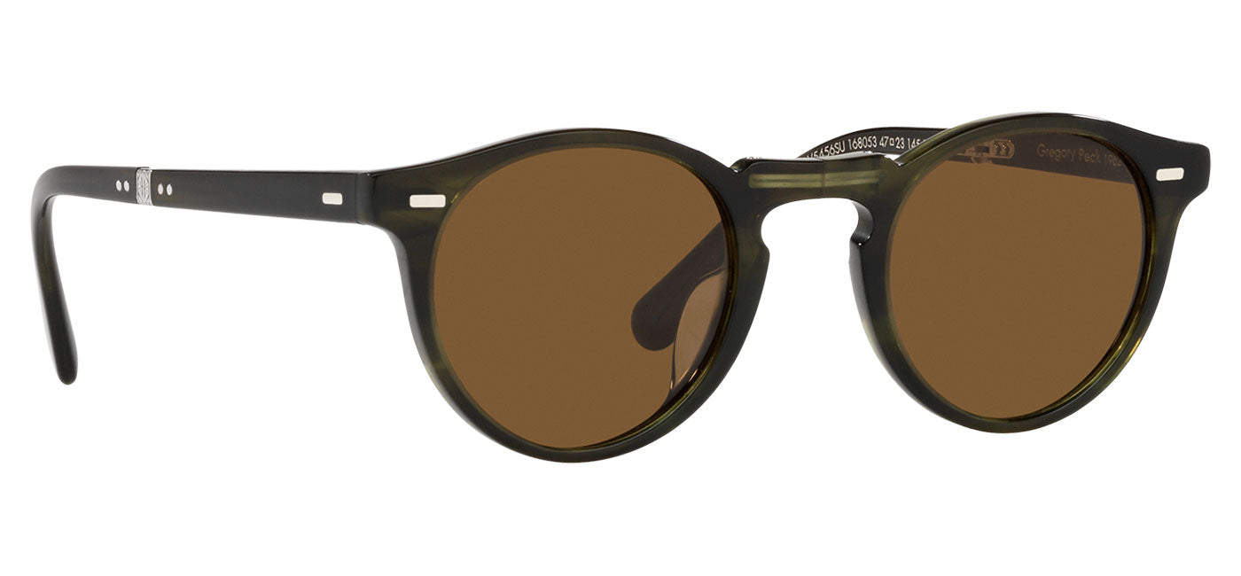 Oliver Peoples OV5456SU Gregory Peck 1962 Sunglasses - Emerald Bark / True Brown