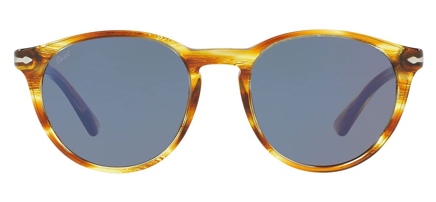 Persol PO3152S Sunglasses - Striped Brown Yellow / Blue