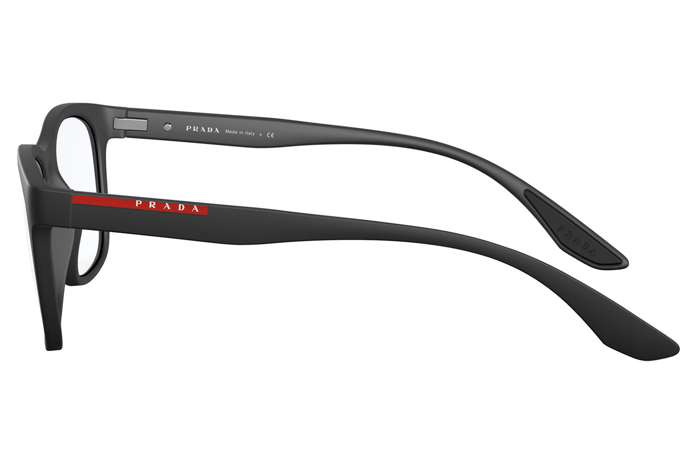Prada Linea Rossa PS 02NV Glasses - Black Rubber