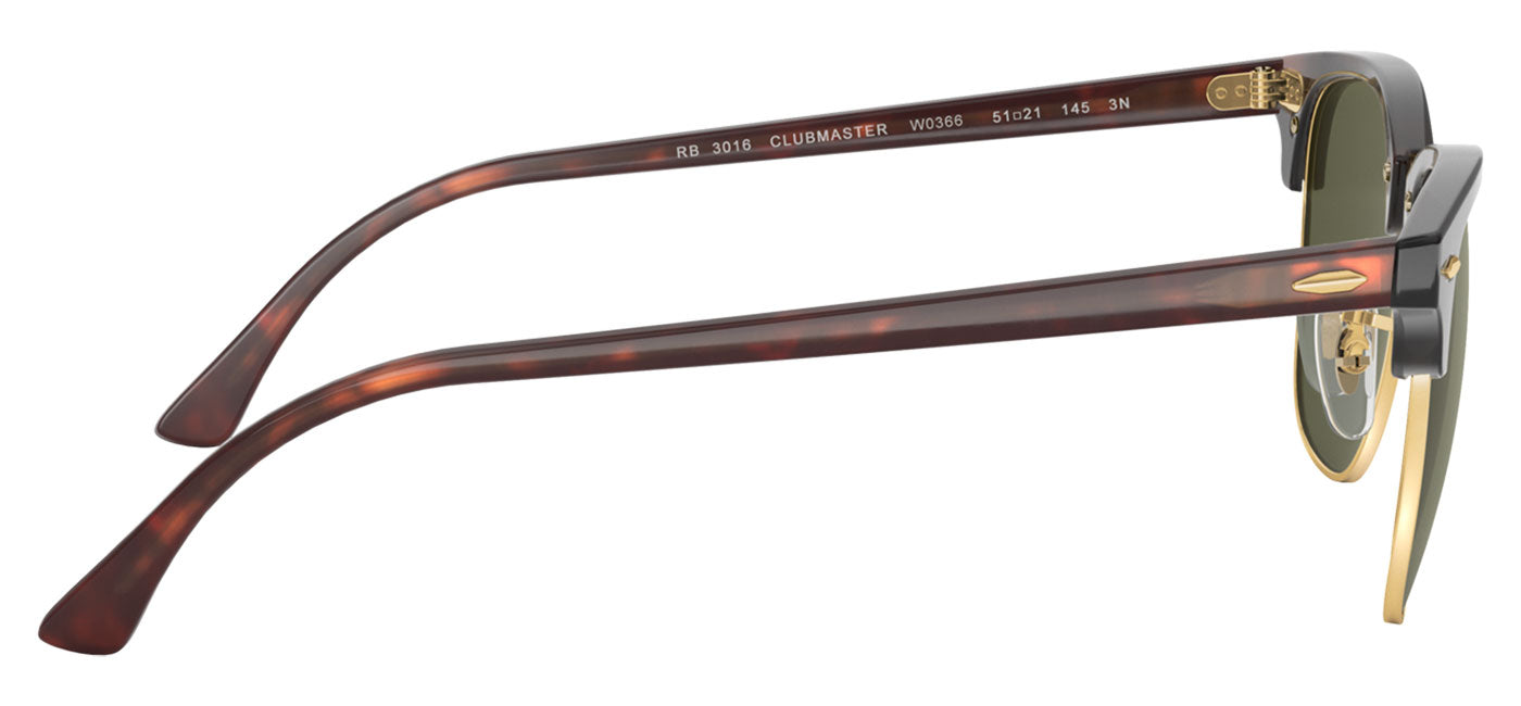 Ray-Ban RB3016 Clubmaster Sunglasses - Havana / Green