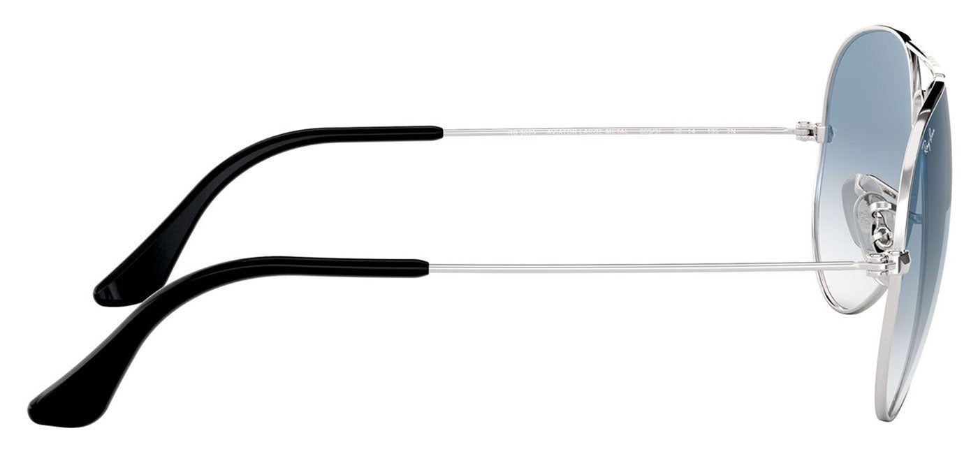 Ray-Ban RB3025 Aviator Sunglasses - Silver / Blue Gradient