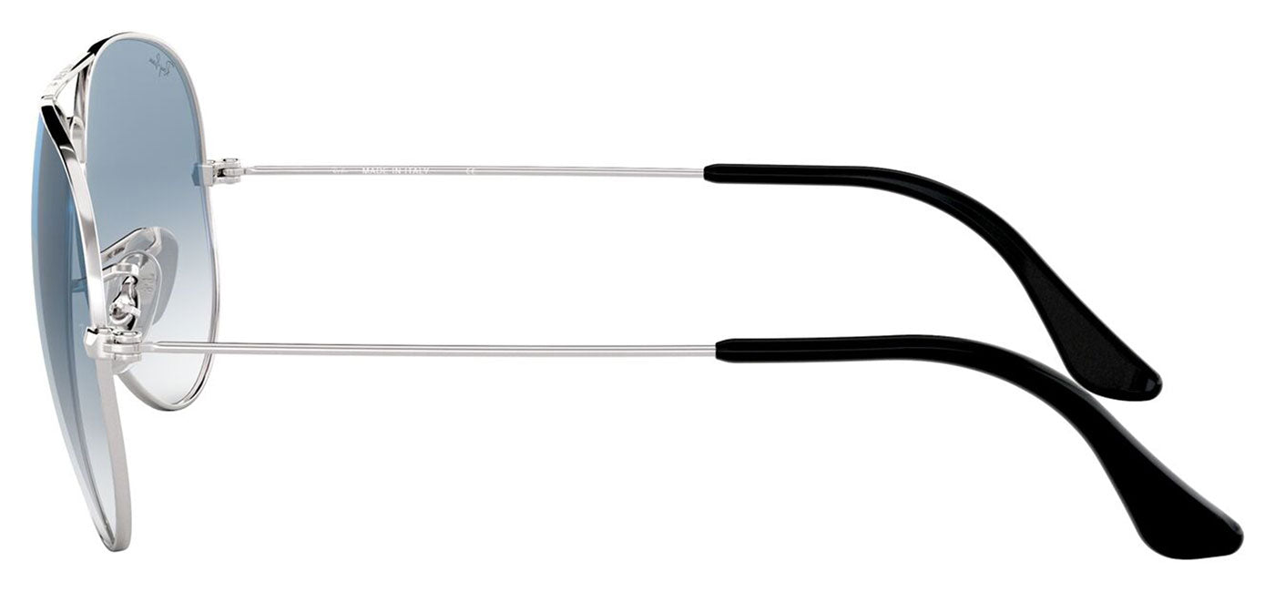Ray-Ban RB3025 Aviator Sunglasses - Silver / Blue Gradient