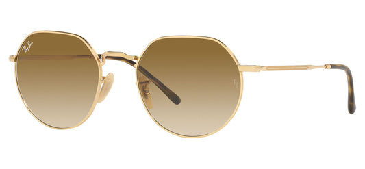 Ray-Ban RB3565 Jack Sunglasses - Gold / Light Brown Gradient