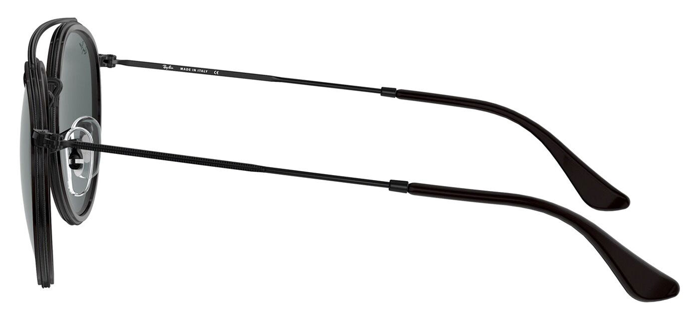 Ray-Ban RB3647N Round Double Bridge Sunglasses - Black / Grey