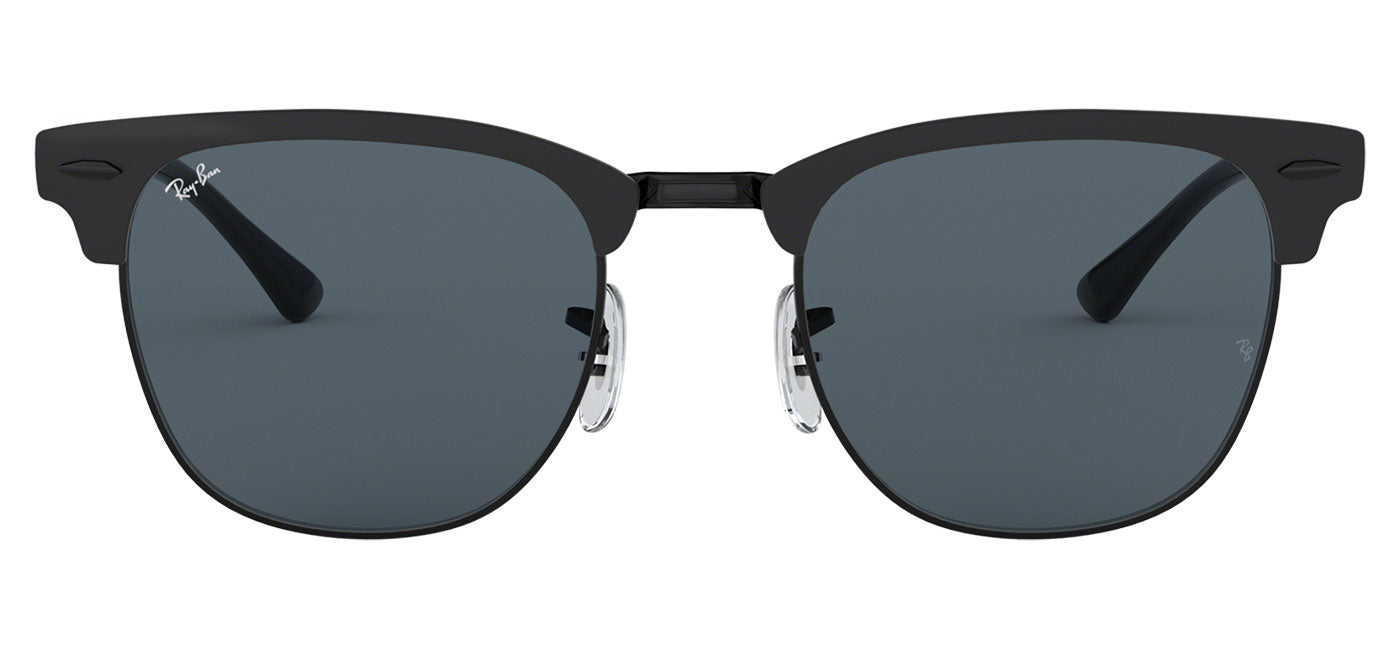 Ray-Ban RB3716 Clubmaster Metal Sunglasses - Black / Blue