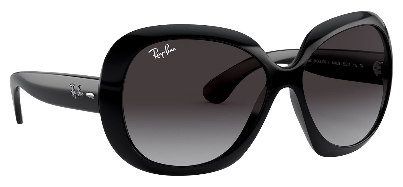 Ray-Ban RB4098 Jackie Ohh II Sunglasses - Black / Grey Gradient
