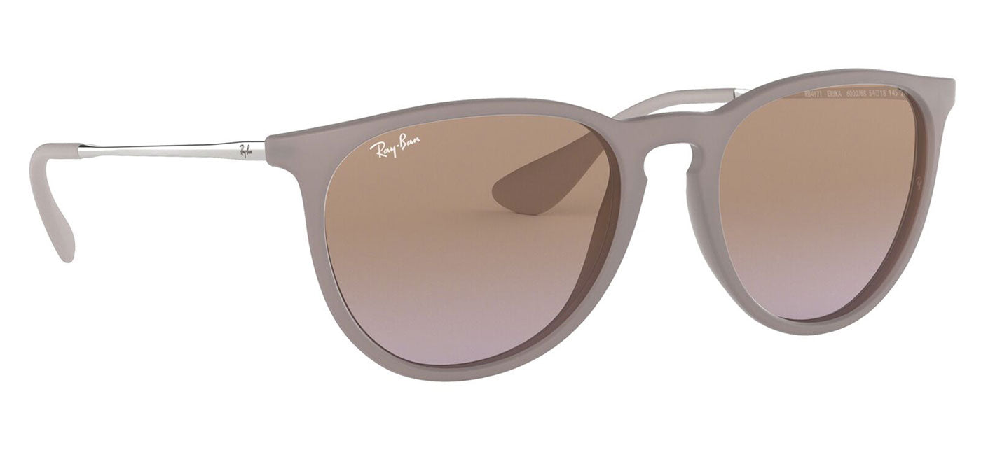 Ray-Ban RB4171 Erika Sunglasses - Rubber Sand / Brown Gradient