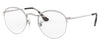 Ray-Ban RX3947V Round Gaze Glasses - Silver