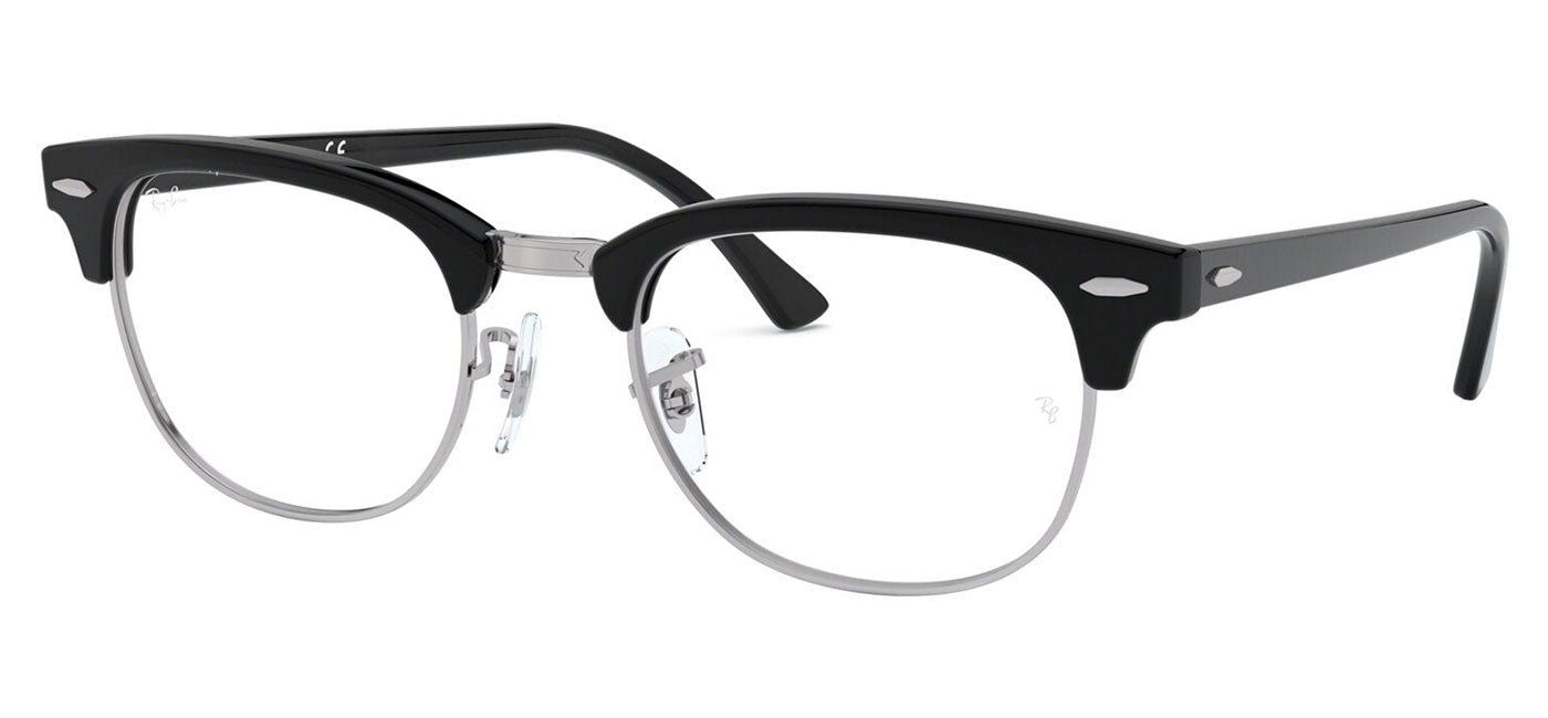 Ray-Ban RX5154 Clubmaster Glasses - Shiny Black
