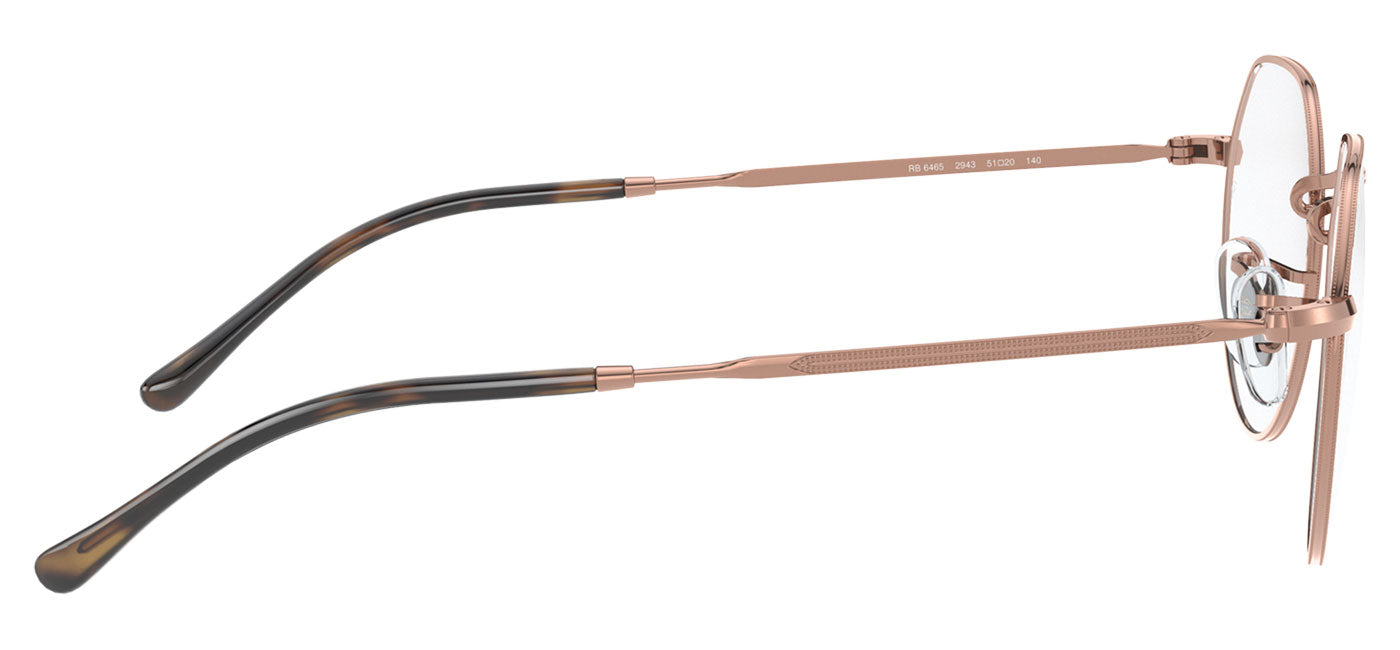 Ray-Ban RX6465 Jack Glasses - Shiny Copper