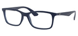 Ray-Ban RX7047 Glasses - Matte Transparent Blue