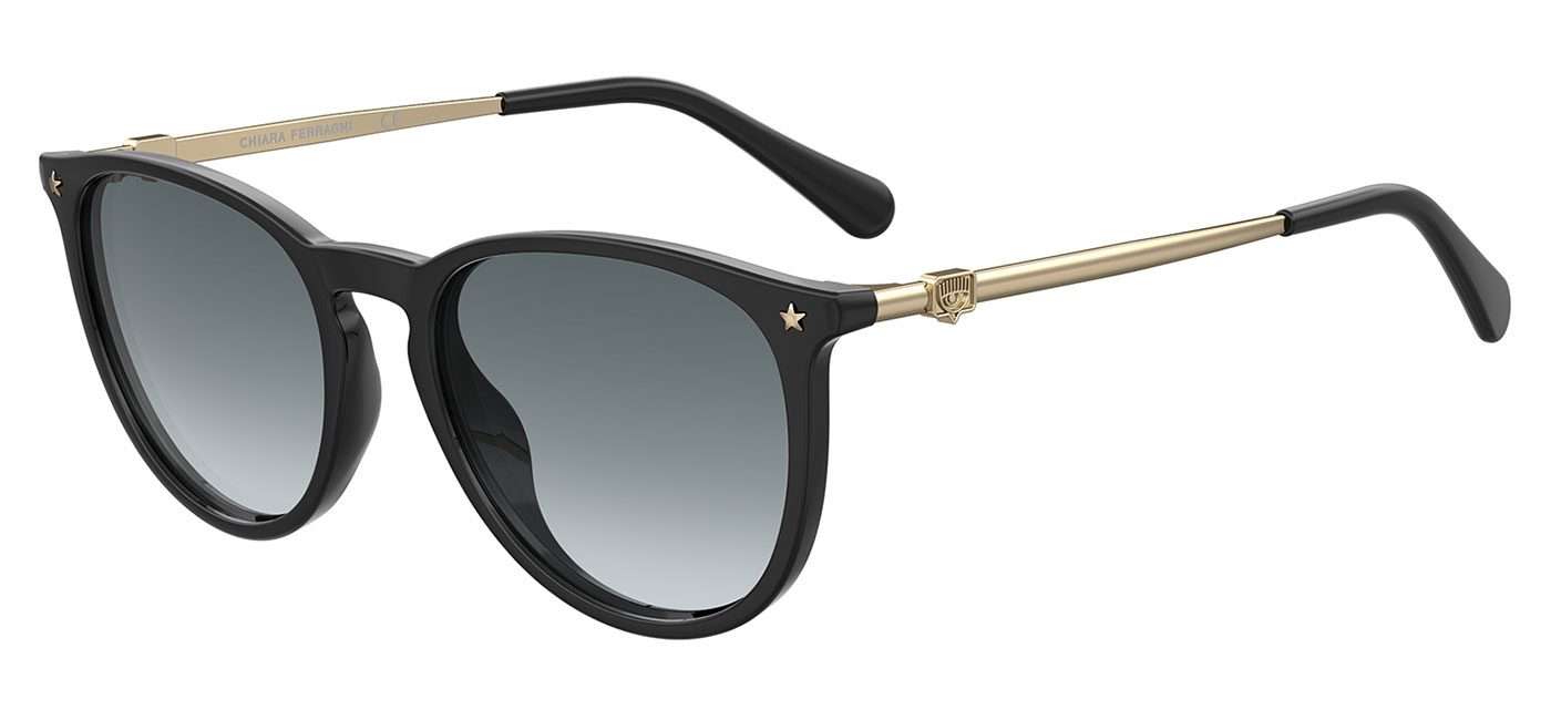 Chiara Ferragni CF 1005/S Prescription Sunglasses – Black / Grey Gradient 1