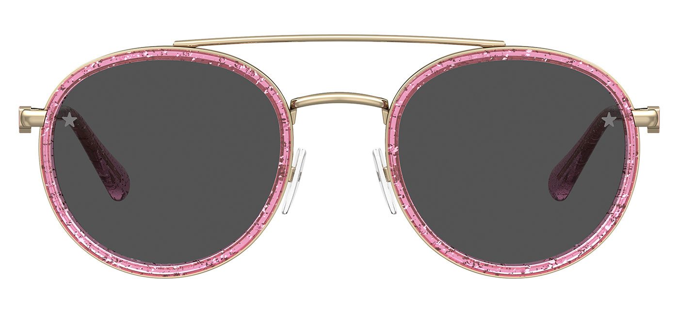 Chiara Ferragni 1004/S Sunglasses – Pink Glitter / Grey 2