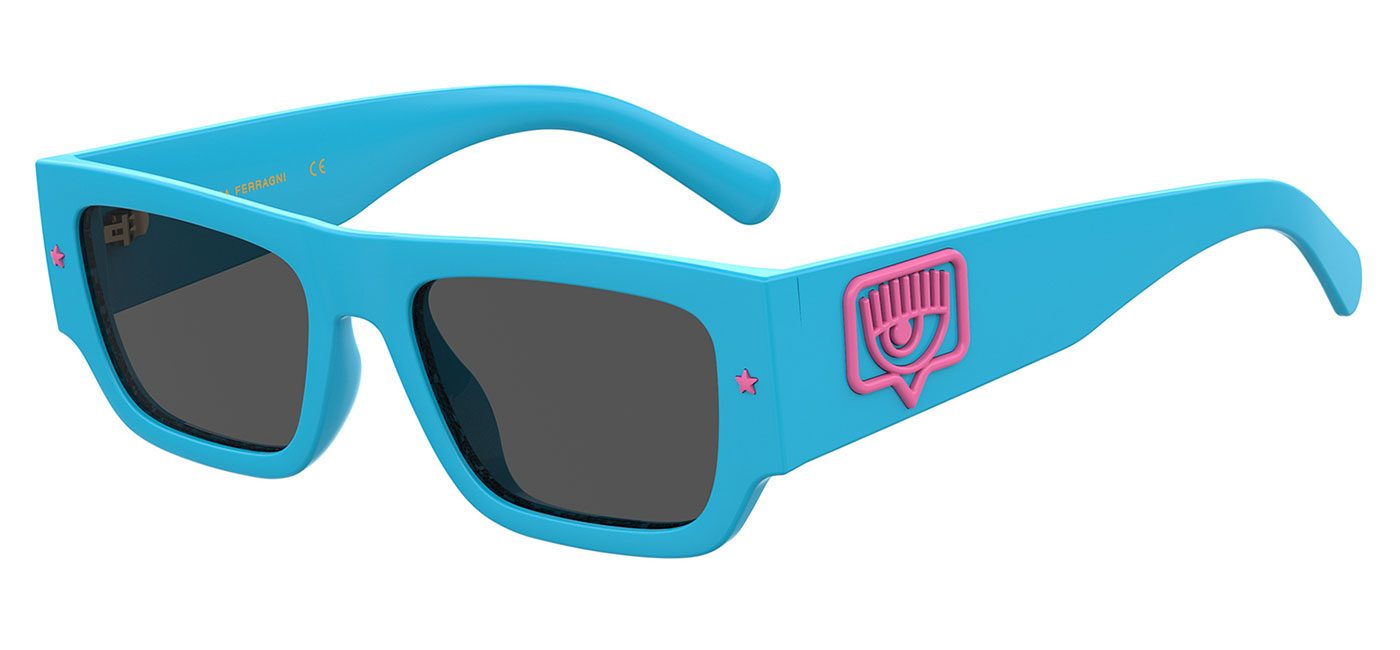 Chiara Ferragni CF 7013/S Prescription Sunglasses – Azure / Grey 1