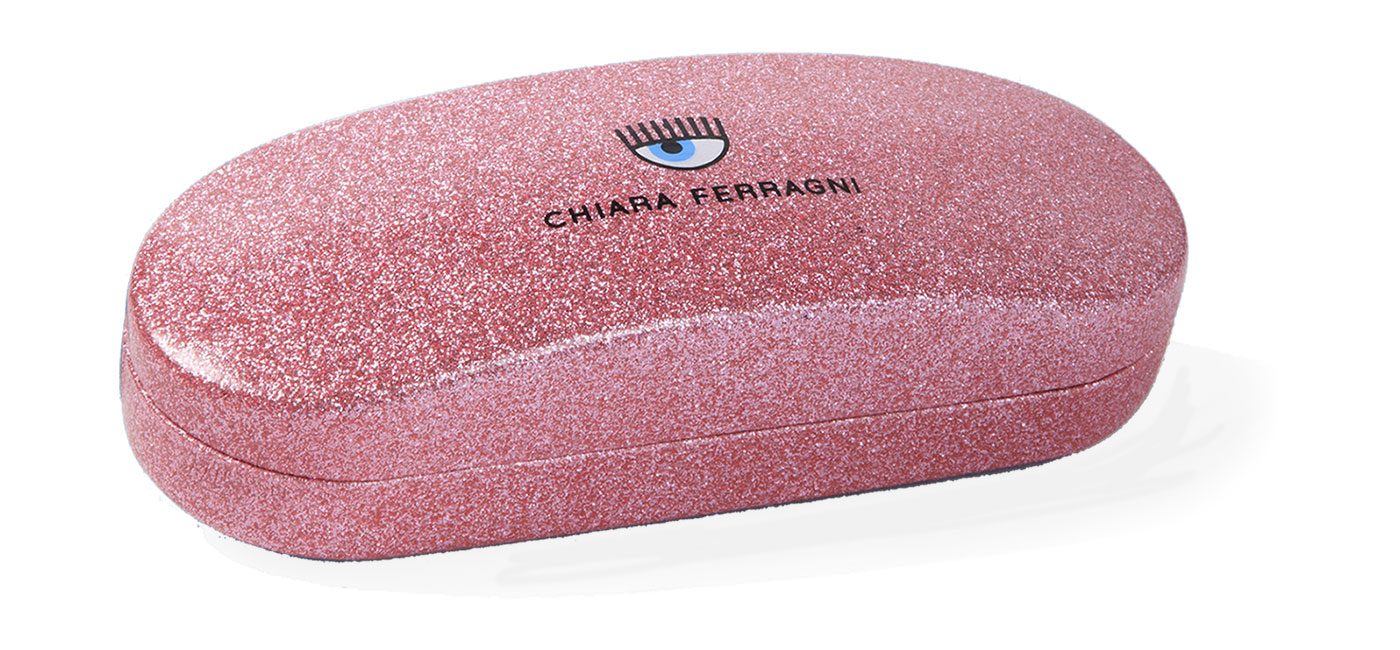 Chiara Ferragni 1004/S Sunglasses – Pink Glitter / Grey 4