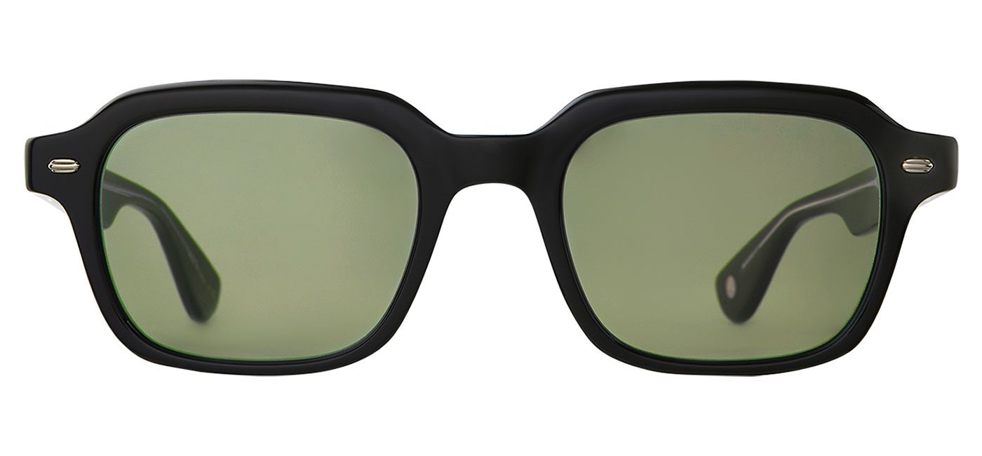 Garrett Leight OG Freddy P Sunglasses – Black / Valley View Green 2